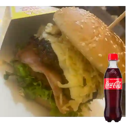 Combo Hamburguesa Doble Carne + Coca Cola