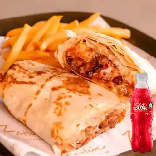 Combo Wrap de Lomo Tahine + Kola Román Original 400ML