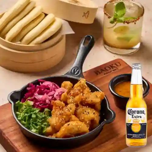 Combo Bao Ten Kfc + Corona 330 ml