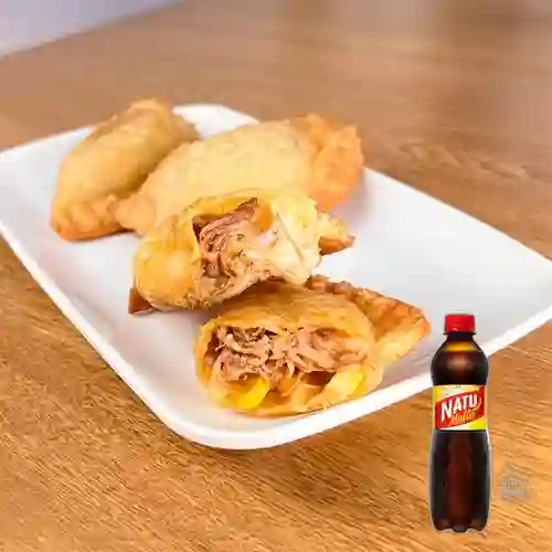 Combo Empana de Trigo Ranchera + Natu Malta 400 Ml