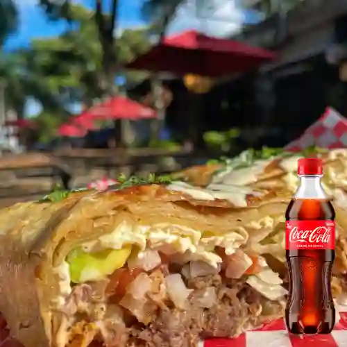 Combo Burrito Tex-mex + Coca Cola Original 400 ml