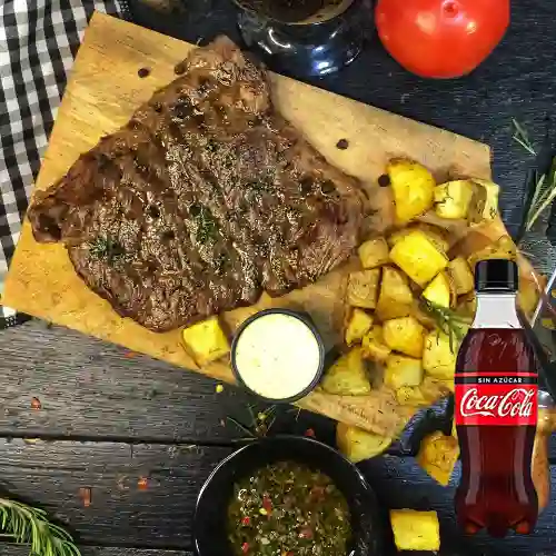 Combo Promo Combo Asado de Res + Coca-cola Zero 250ml