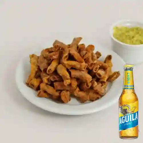 Combo Chunchulla Guacamole + Aguila Light 350 ml