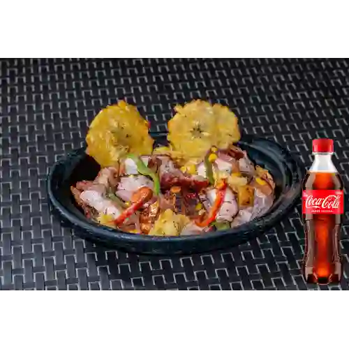 Combo Ceviche de Chicharrón + Coca Cola Original 400 ml