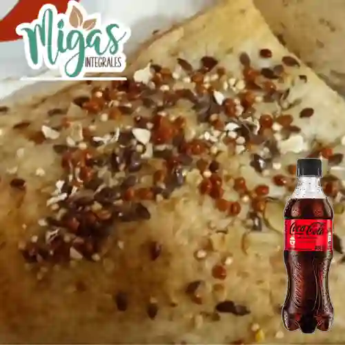 Pastelito Pollo Integral Horneado +CocaCola S/az 400ml