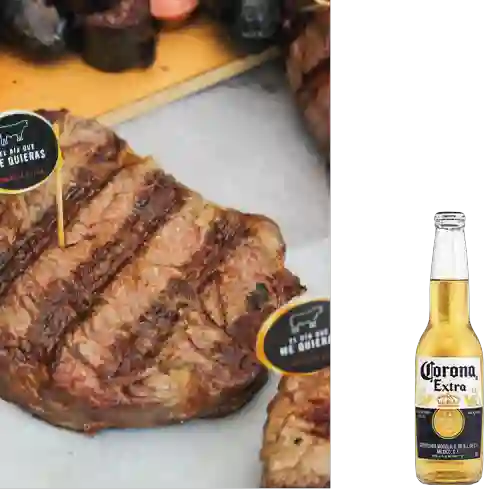 Combo Bife Ancho + Corona 350 ml