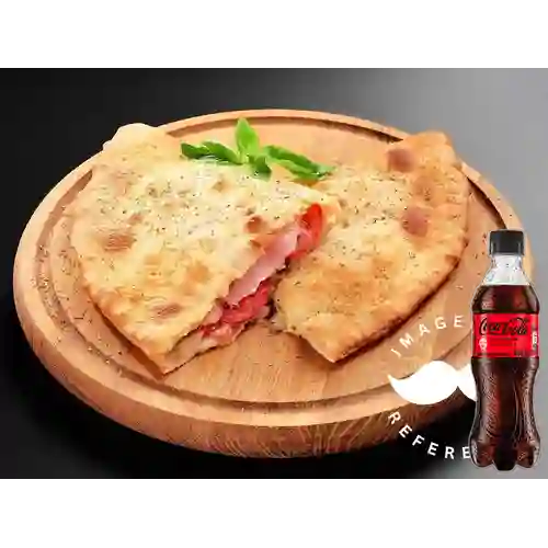 Combo Calzone de Carnes + Coca Cola Sin Azúcar 400 ml