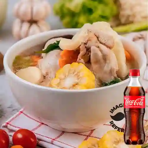 Combo Gallina + Coca Cola Original 400 ml