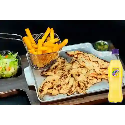 Combo Pechuga Al Carbón 250 gr + Quatro 350 ml