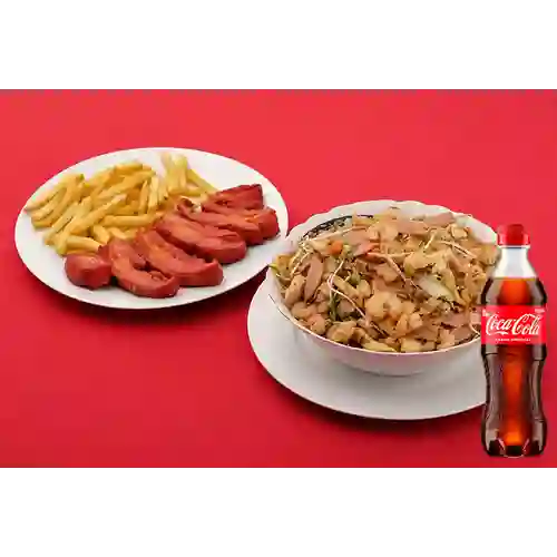 Combo Arroz Chino +costilla +Cocacola Orig 400ml