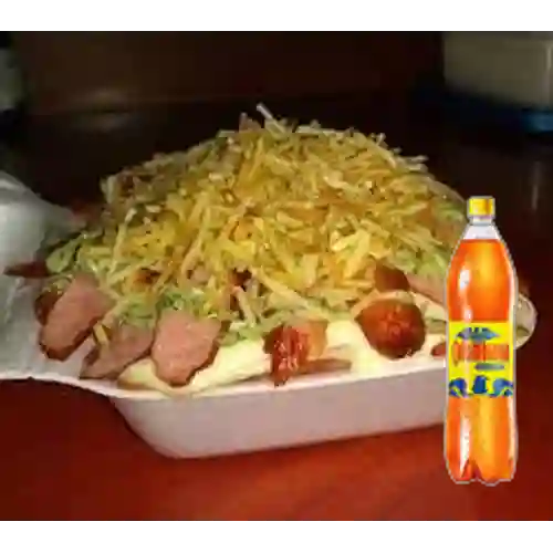 Combo Salchipapa XXXL + Colombiana 1.5 L