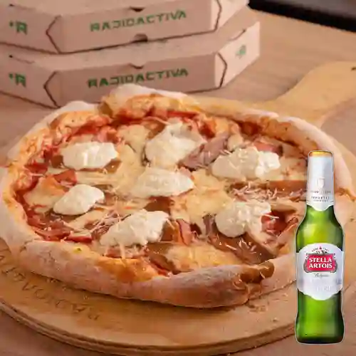 Combo Pizza Pera Blue + Stella Artois Bot. 330ml