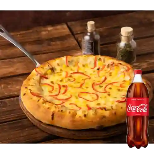 Combo Pizza 6 Porciones +Cocacola Orig 1.25 l