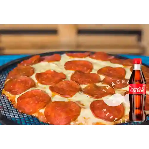 Combo Pizza Peperoni + Coca Cola Original 300ML