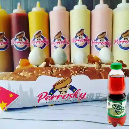 Combo Perrosky Land + Mr Tea Limón 600 ml