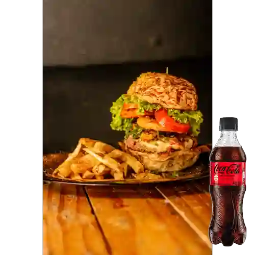 Combo Hamburguesa Argentina +Cocacola S/az 400ml
