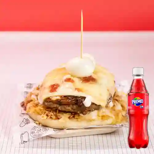 Combo Arepa Burger + Premio 400 ml