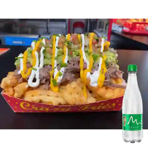 Combo Mexicano + Manantial Con Gas 600 ml