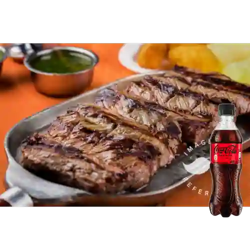 Combo Lomo Aborrajado + Coca Cola Sin Azúcar 400 ml