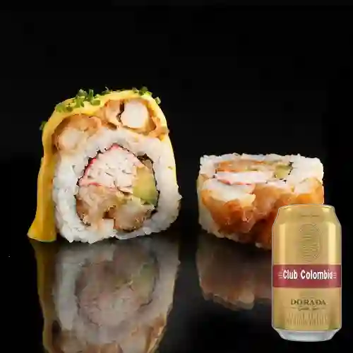 Combo Crunch Passion + Cerveza club colombia 330 ml