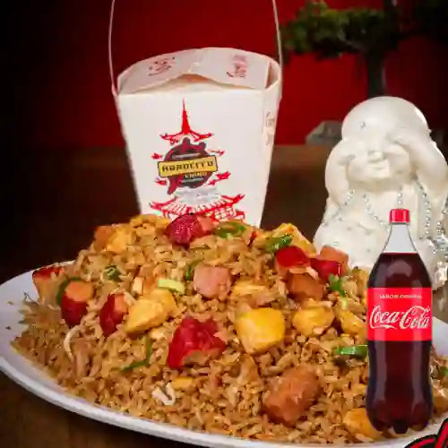 Arroz Chino Especial 2 Personas +CocaCola Org 2.5l