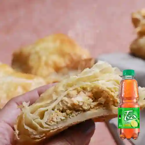 Combo Pastel Pollo y Verduras + Mr Tea Limón 300 ml