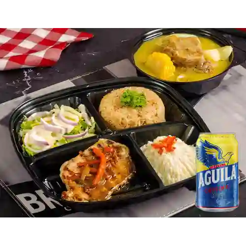 Combo Menú Ejecutivo Especial + Aguila Orig Lta 330ml