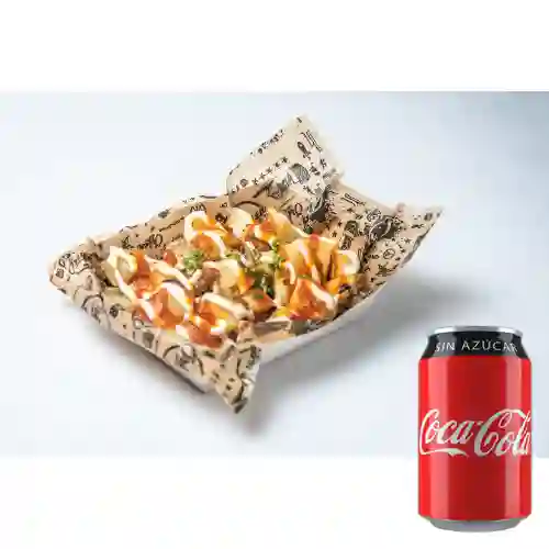 Combo Papas Bravas + Coca-Cola Sabor Ligero 330 ml