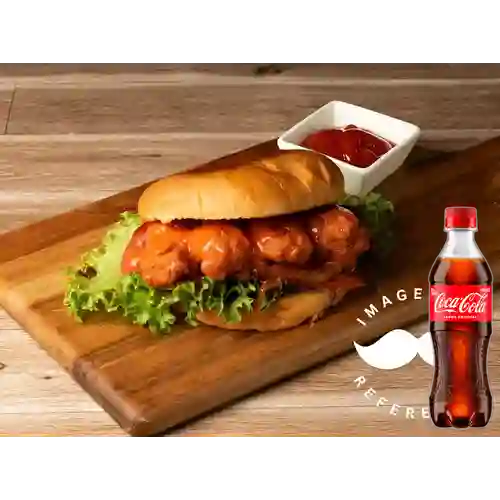 Combo Bufalo Burguer + Coca Cola Original 400 ml