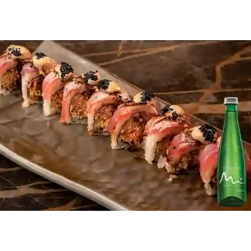Combo Sushi Soft Roll + Manantial con Gas 300 ml