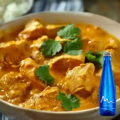 Combo Chicken Korma + Manantial Sin Gas 300ml