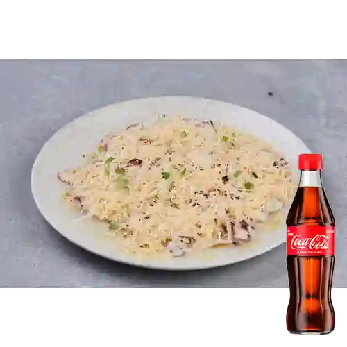 Tiradito de Pulpo a la Parmesana +Cocacola Org 300ML