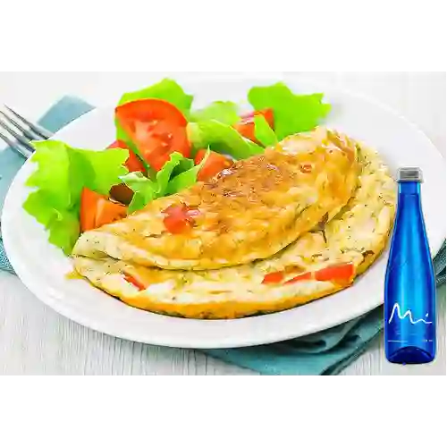 Combo Omelette Vegetariano + Agua Mineral