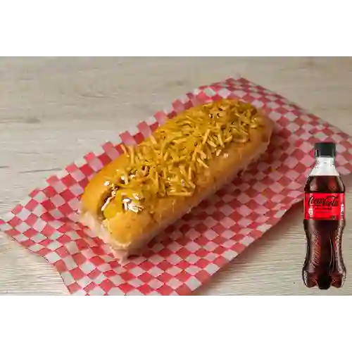 Combo Perro Caliente Americano +Cocacola S/az 400ml