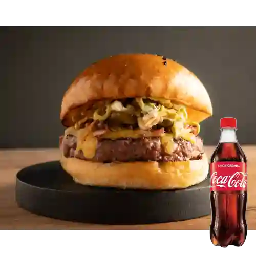 Combo Hamburguesa Doble Texana +Cocacola Orig 500ml