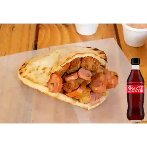 Combo Paisa + Coca-Cola Sin Azúcar 350 ml