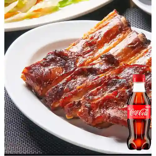 Combo Costillas Asadas + Coca Cola Original 250ML