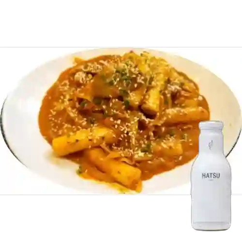 Combo Rose Tteok Bokki + Te Hatsu Blanco 400ml