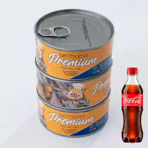 Combo Lechona Enlatada 170Gr +Cocacola Orig 400ml