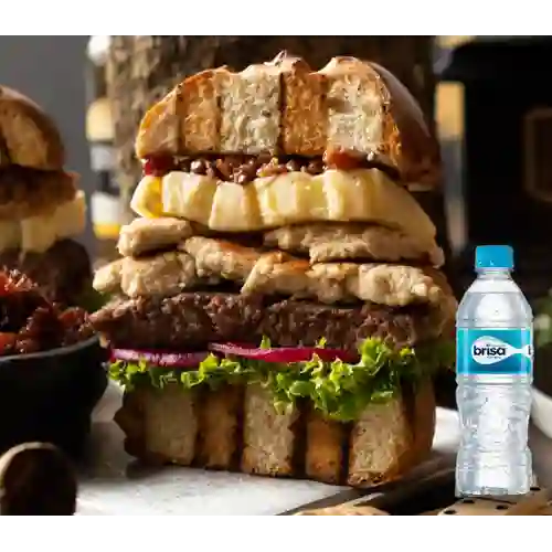 Hamburguesa San Victorino +Papas +Brisa S/gas 300ml