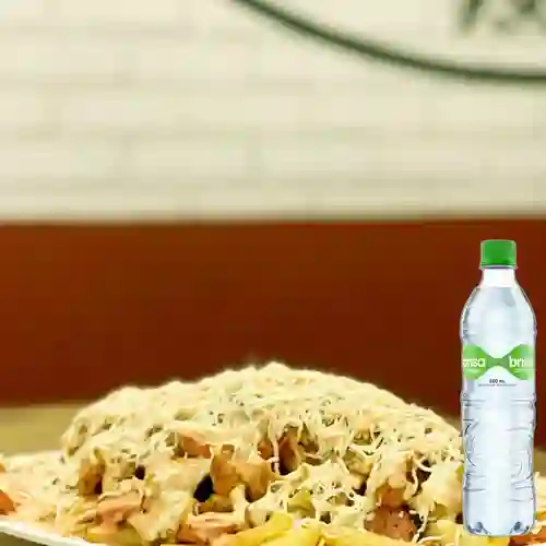 Combo Salchipapa Mixta + Brisa Con Gas 600ML