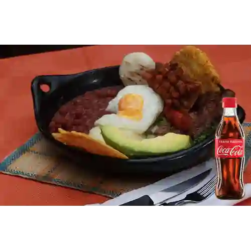Combo Bandeja Paisa + Gaseosa 400 ml