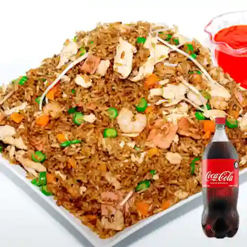 Combo Arroz Chino 3-4 Personas + Coca-Cola Orig 2.25l