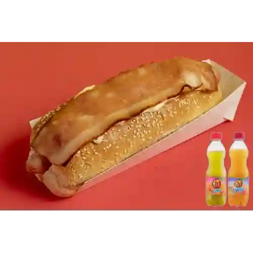 Combo Super Perro + Jugo Hit 500Ml
