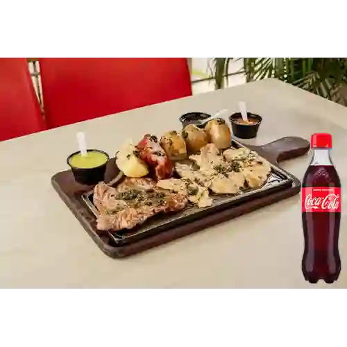 Combo Asado Mixto 4 Carnes +Cocacola Orig 400ml