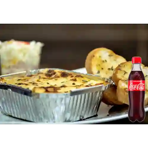 Combo Lasagna + Coca-Cola Sabor Original 400 ml