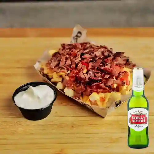 Combo Papas Americanas + Stella Artois 350 ml