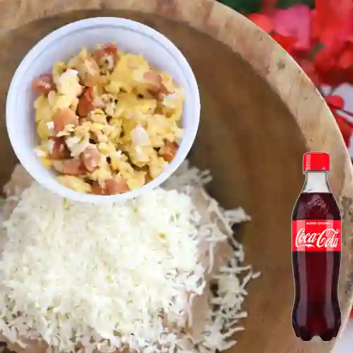 Combo Cayeye Huevos Rancheros +Cocacola Orig 450 ml