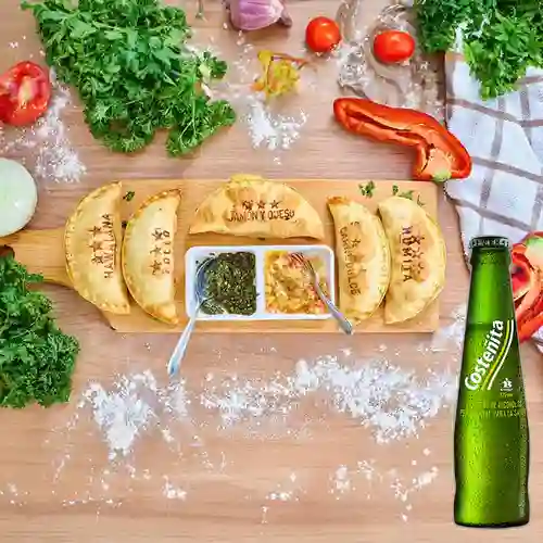 Combo Empanada Pepperoni y Queso + Costeñita 175 ml