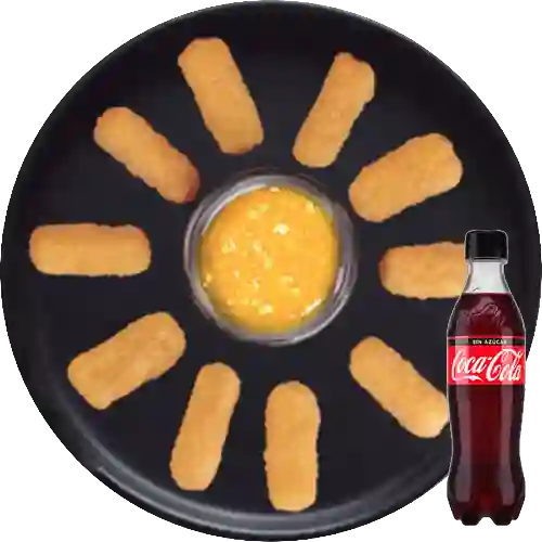 Combo Dedos de Queso + Coca-cola Sin Azúcar 400 ml